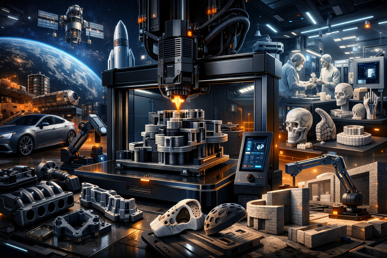 Применение 3D-печати